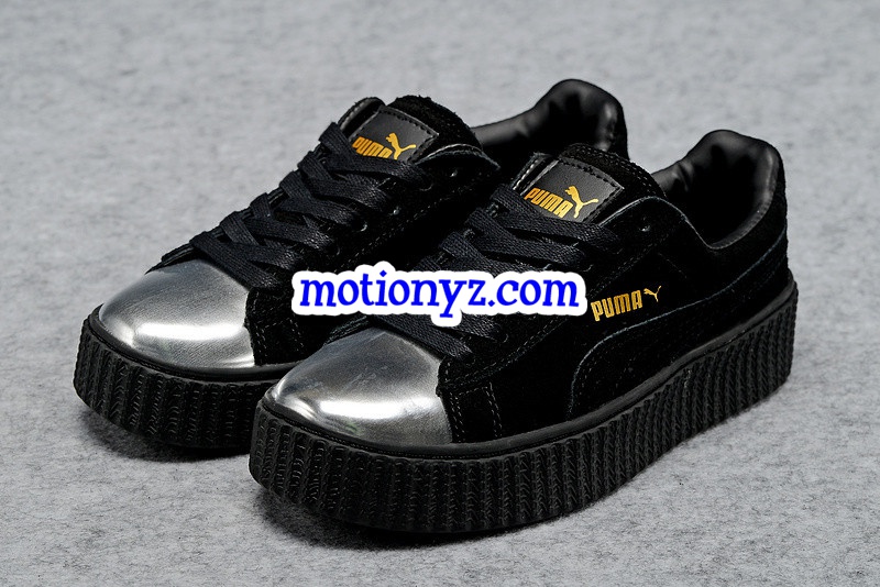 Puma Fenty Rihanna Creeper Low Black Silver